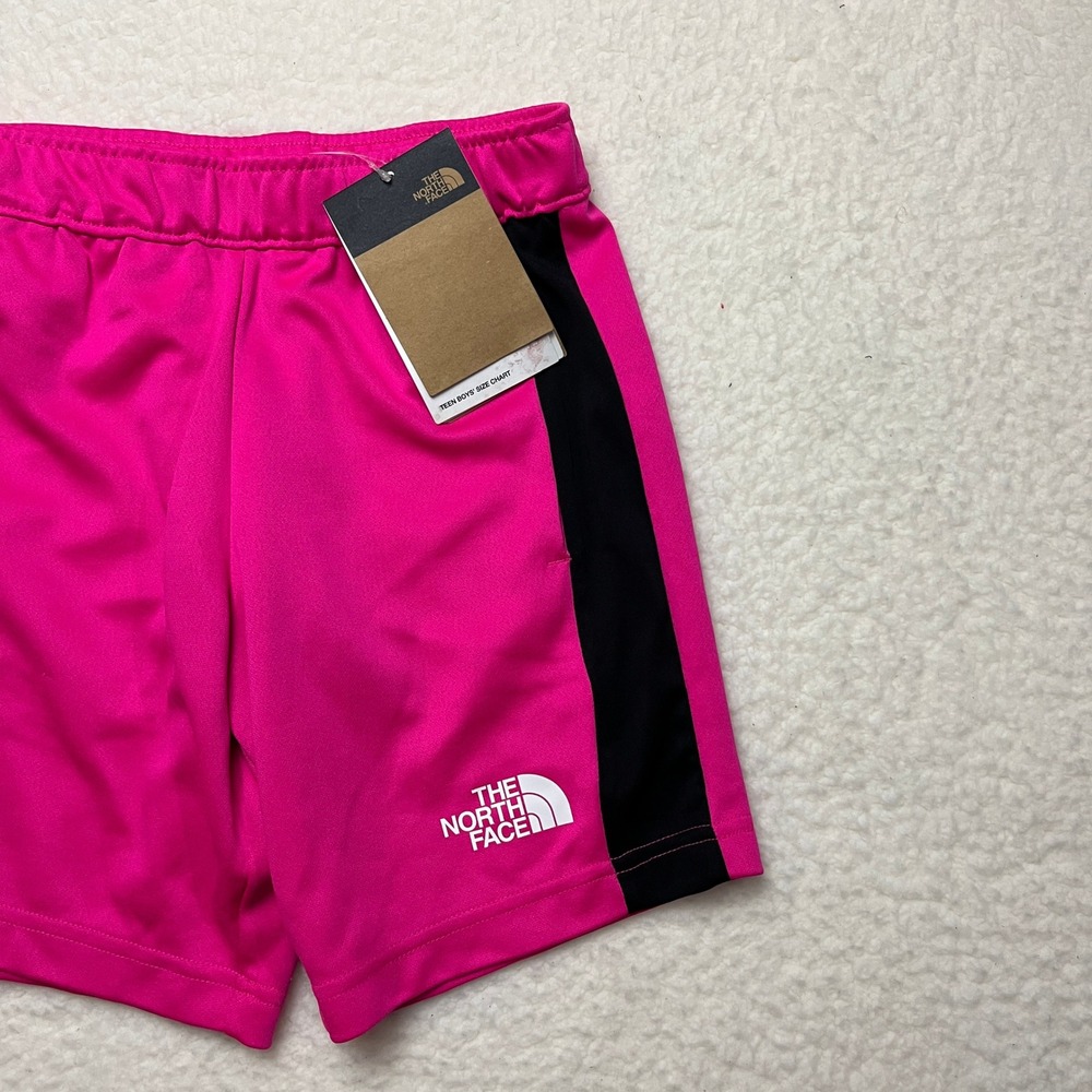 The North Face FlashDry Athletic Shorts Pink Black Size Medium 10 NWT